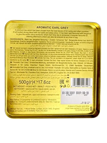 Ahmad Tea Earl Grey Aromatic Loose Tea