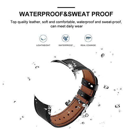 Set de 2 correas de cuero para ASUS ZenWatch 2 1.63" miniatura 3