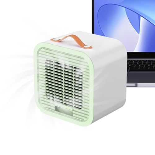 Ventilador De Aire Acondicionado | Aire Acondicionado Personal Portátil - Enfriador Refrescante Recargable Con 3 Velocidades Para Verano, Picnic, Hogar, Viaje, Exterior, Camping,