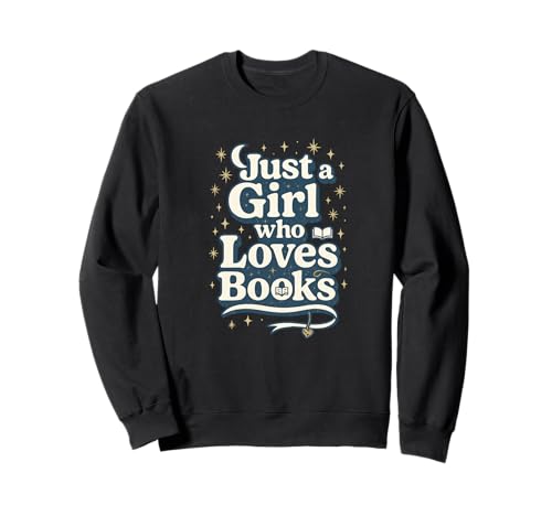 Just a Girl Who Loves Books Starry Moon Book Lover �g���[�i�[