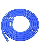 AOCISKA 10 Ft Silicone Vacuum Tubing,Universal High Performance Automotive Silicone Vacuum Tubing Hose line,1/4' Inner Diameter Hose,automotive Replacement Vacuum Hose Line for Vehicle Radiator (Blue)