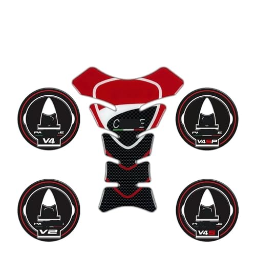 Accessoires de moto protecteurs de réservoir carbone Panigale V4