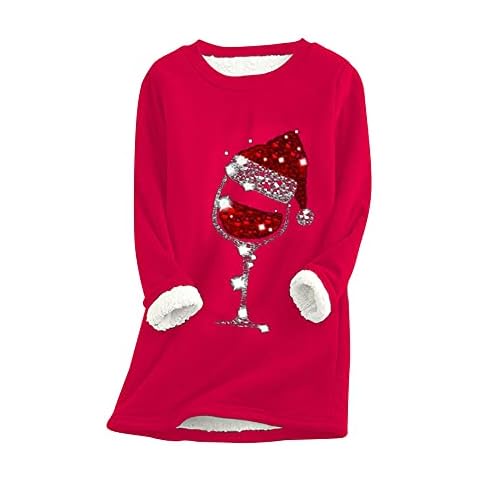 YMING Señorita Suéter De Felpa Rojo S Cover