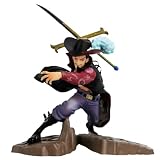1 pieza de una pieza Fighting Dracule Mihawk Anime Animation Model PVC Figures Collectible Model Statue Figures Collection Decor Figurine Model Toy Anime Cartoon Character Statue Gifts