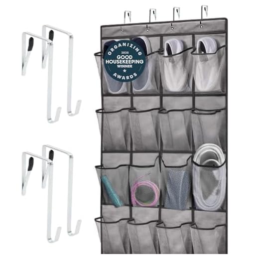 GORILLA GRIP Over-the-Door 24-Pocket Mesh Organizer