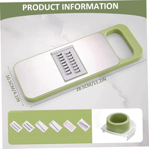 Cortadora de verduras con 6 cuchillas y protección manual miniatura 6