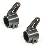 Atomik RC Alloy Front Steering Block, Grey fits the Traxxas 1/10 Slash and Other Traxxas Models - Replaces Traxxas Part 3736