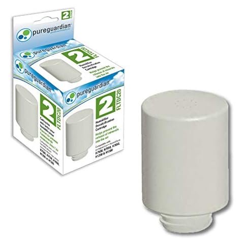 PureGuardian FLTDC20 Humidifier Demineralization Filter, Cartridge #2, 700 Hrs. Run Time, Prevents Release of Minerals Into Air, Fights White Dust, Easy Application to PureGuardian Humidifier Cover