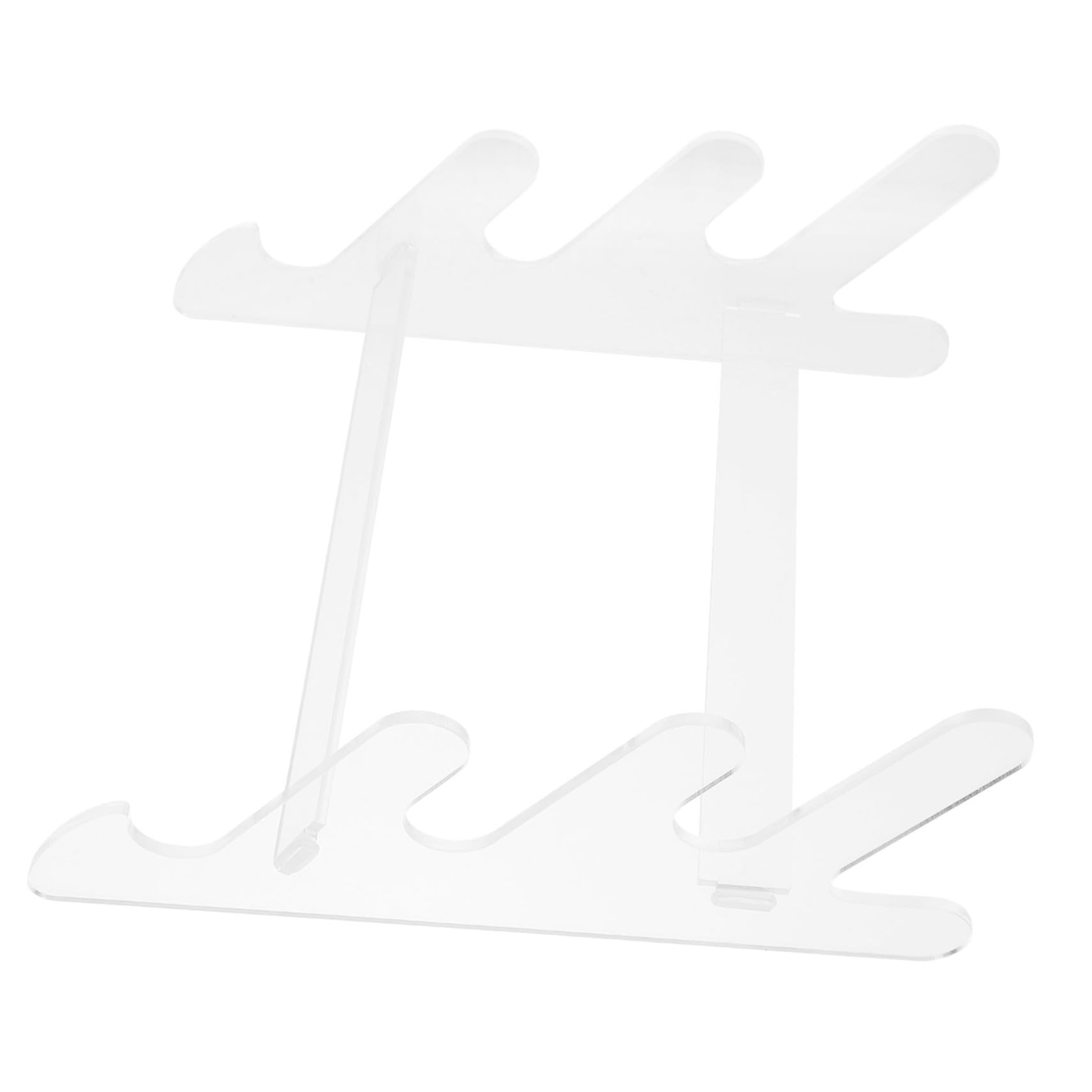 KICHOUSE Keyboard Display Stand Acrylic Riser Aesthetic Desk Accessory Keyboard Organizer