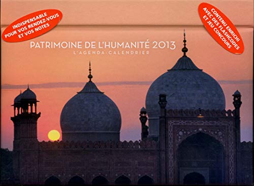 Télécharger L'agenda-Calendrier Patrimoine de l'humanité 2013 Livre PDF Gratuit