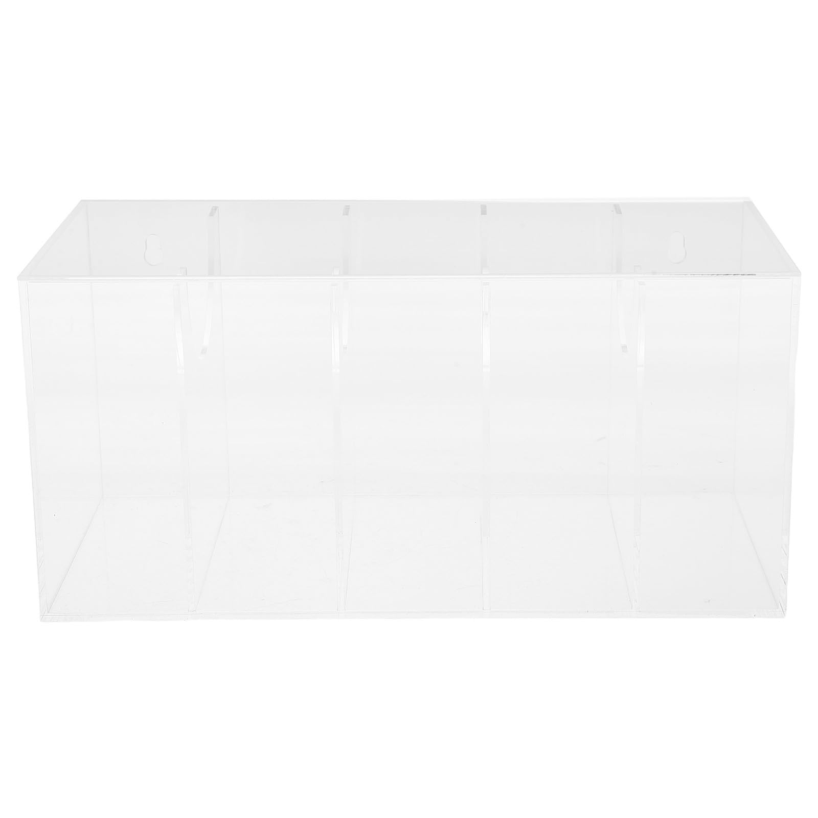 Sosoport Scatola Trasparente per Cinture con Coperchio, 5 Scomparti