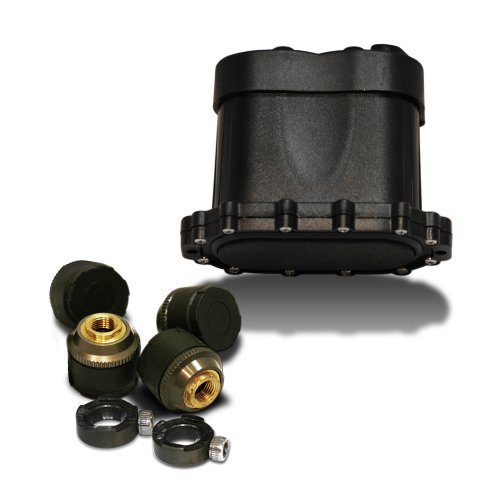 Pacific Dualies 80040 PressurePlus FM Series TPMS 4-Wheel Trailer Kit with 1-Repeater and Sensors #1/#2/#3/#4