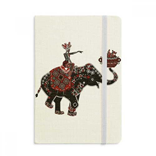 Journal éléphant A5 en tissu pour vos récits de voyage et notes