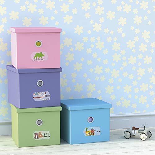 Mozamy Creative Kids Toy Room Organization Labels Toy Bin Labels Toy Labels Toy Storage Stickers Playroom Decals Toddler Stickers School Aged Kids Wall Decals #TOP2