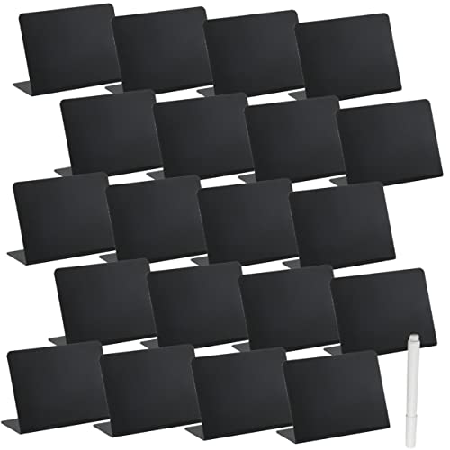 NUOBESTY 1 Juego pizarra pequeña reescribible Borrador de pizarra tablero de dibujo mini tablón de anuncios Tablero de mesa para mensajes tablero de mensajes de pie señal de mensaje Black