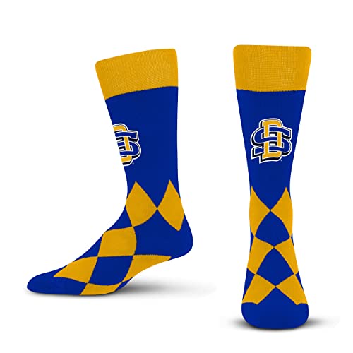 For Bare Feet Unisex NCAA South Dakota State Jackrabbits Big Diamond Team Color Socks OSFM