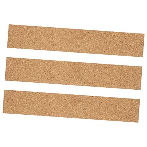 Tofficu 3個粘コルクボードストリップス 用 掲示用 コルクストリップ フォ