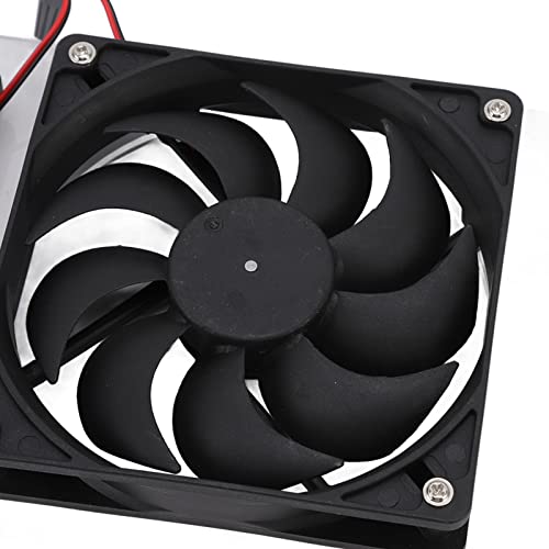 Solarmodul-Lüfter-Kit, 100 W Angetriebenes Doppellüfter-Kit IP67 Wasserdichter, Geräuscharmer, Solarbetriebener Lüfter… – Bild 7