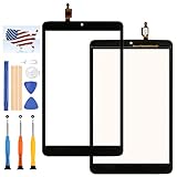 Screen Replacement for Alcatel A30 Tablet 9024W 9024O 2017 T-Mobile 8.0' Touch Screen Digitizer Panel Sensor Full Glass Part Kits,with Free Repair Tools(Not LCD Display)