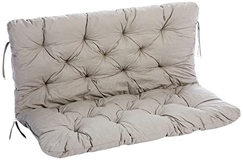 Ambientehome Bench Seat Pad with Backrest, 100 x 98 x 12 cm