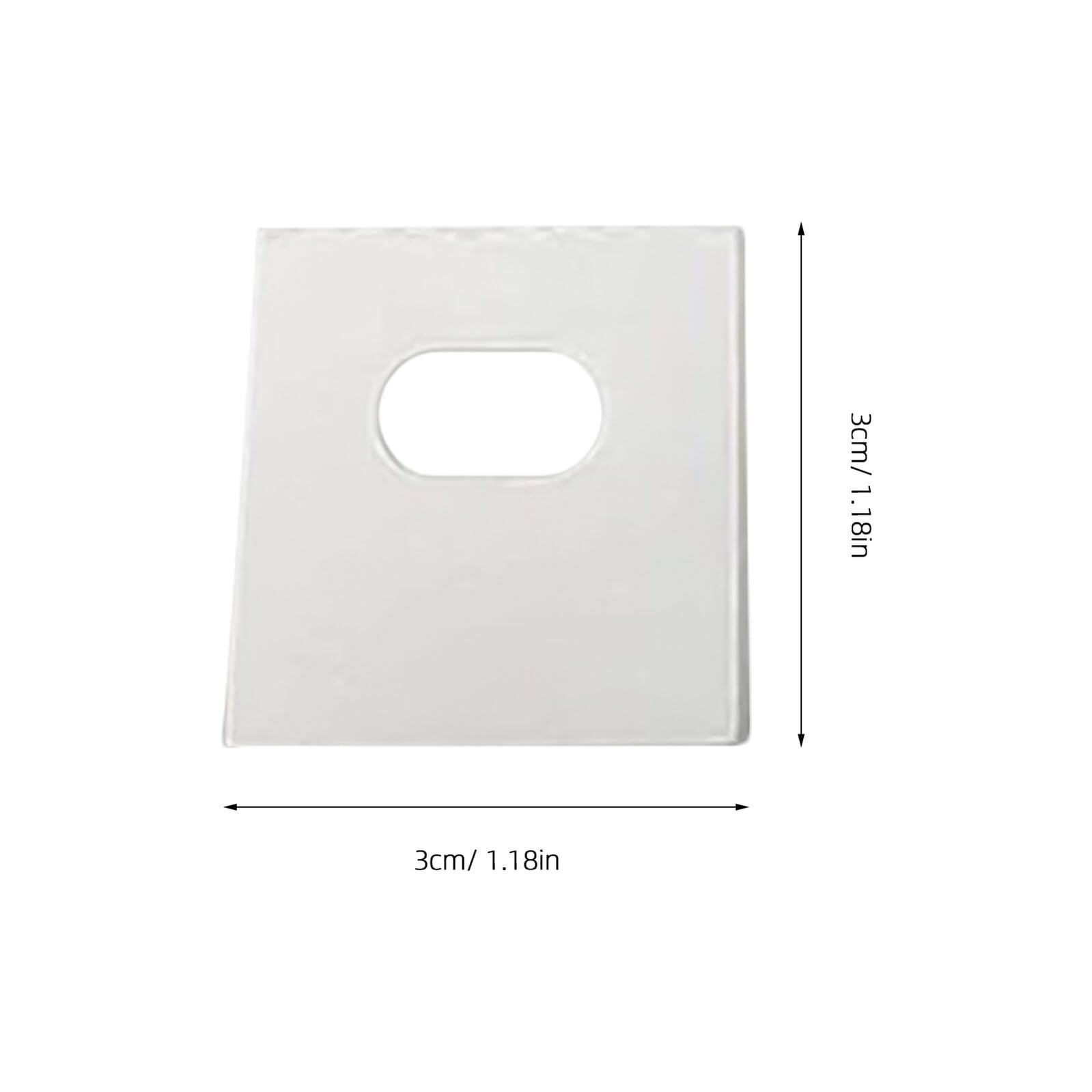 Pestañas de Reparación 60 Piezas PVC Persianas Verticales | Blanco, Adhesivas, Repuesto para Lamas, Kit de Reparación y Fijadores para Persianas de Lamas Verticales