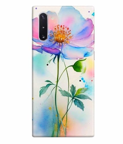Image of Printed Hard Back Case Cover & Compatible for Samsung Galaxy Note 10 | Rose Painting Art (Multicolor) - D1204