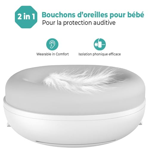 Casque de protection auditive bébés pour calmer le stress du bruit - 6