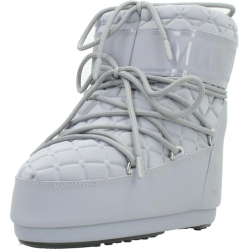Moon Boot Mb Icon Low Quilt Grey bottes chaudes pour pieds froids en taille 36/38