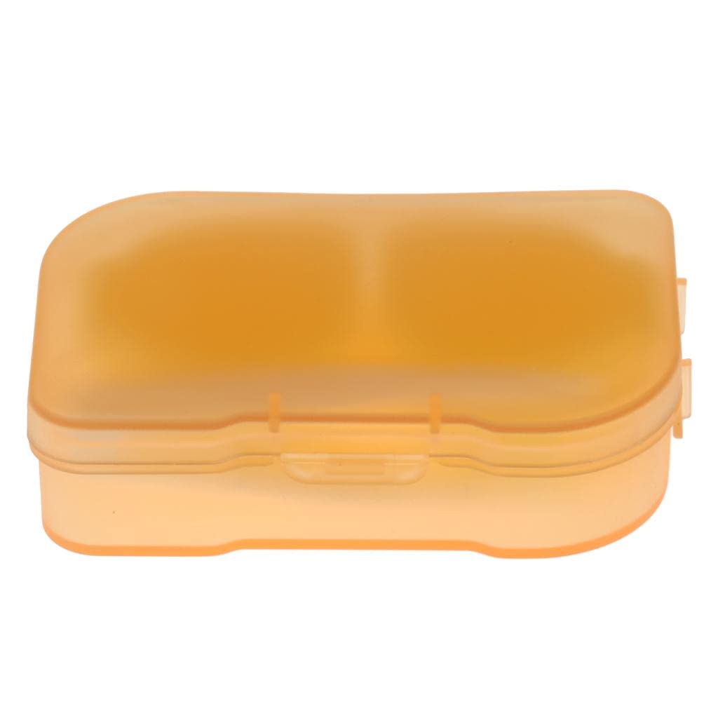 T.O.G. Set Of Plastic Lens Tweezers + The Stick with Sucker + Contact Lens Case + Lens Solution Bottle Orange 6.5 x 4 cm