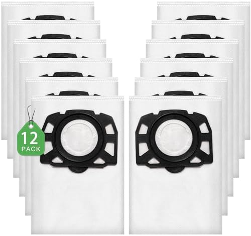 Compatibel Met KFI 357 2.863-314.0 McFilter Stofzuigerzakken – 10 Stuks Voor Kärcher WD2/WD3 | Nat/droog Vacuüm Zakken