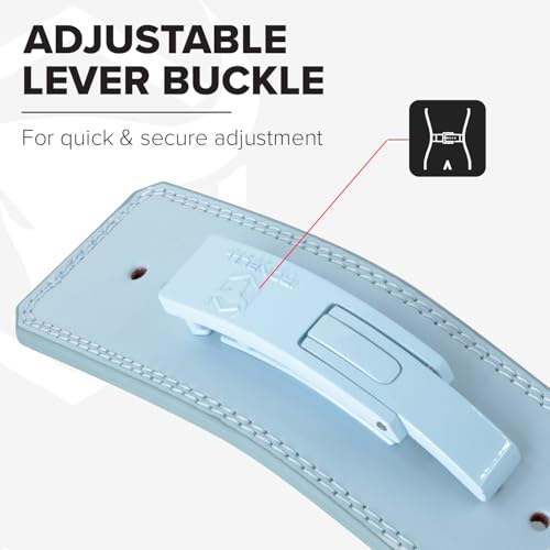 Image of Lever Weightlifting Belt - 10mm Lever Belt for Squats & deadlift - Lever Lifting Belt for Men & Women - Lower Back Support Belt for Weight Lifting, Gym, Fitness & Weight Training