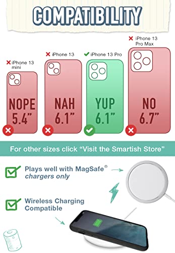 Image of Smartish iPhone 13 Pro Slim Case - Gripmunk - [Lightweight + Protective] Thin Grip Cover - Nothin' to Hide