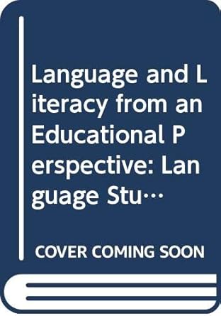 Language and literacy from an educational perspective.