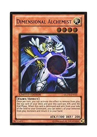 Amazon.co.jp: 遊戯王 英語版 GLD3-EN015 Dimensional Alchemist 次元