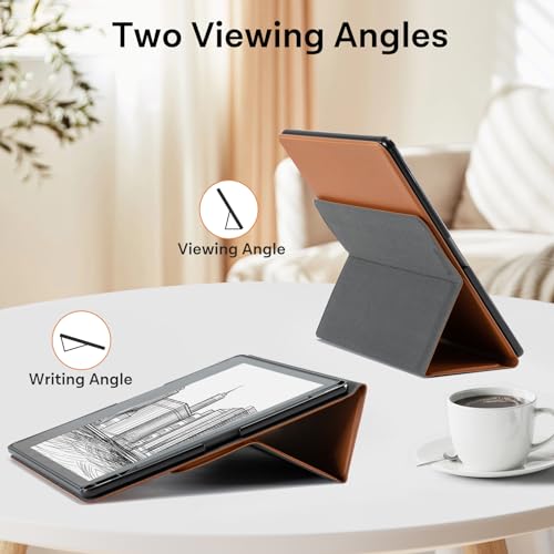 Image of CoBak Case for Tablet Reader - All New PU Leather Cover with Auto Sleep Wake Feature for Tablet Reader 10.2 inch 2022 & 2024 Released with Pen Holder (not Compatible with Remarkable),Bloomwave