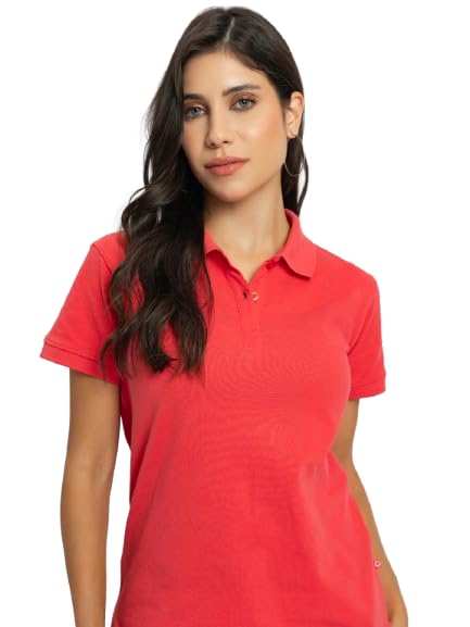 Pure Cotton Solid Purple Polo T-Shirt-image-36