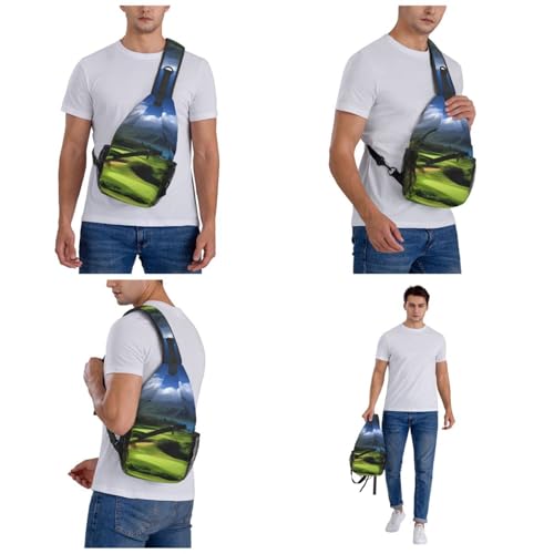Bolso pequeño tipo sling para senderismo y viaje miniatura 7
