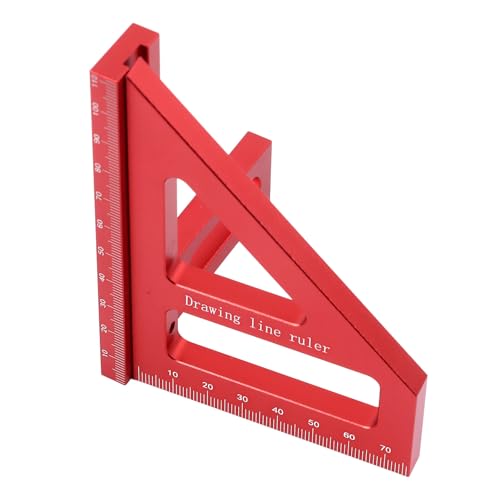 Regla de ángulo múltiple 3D de aleación de aluminio miniatura 2