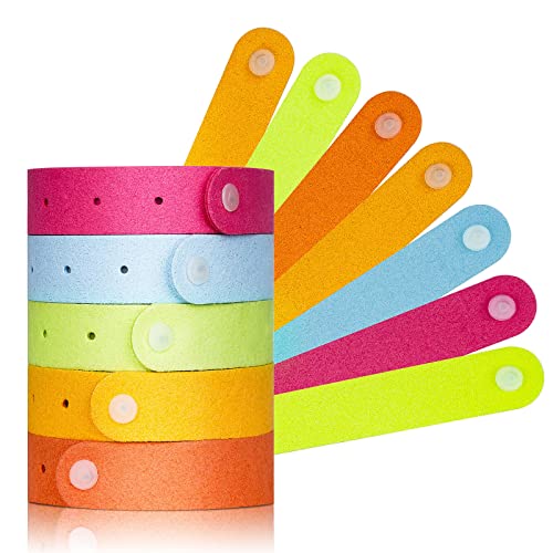 Pulseras Repelentes de Mosquitos 12 Piezas, Gritin Pulsera Antimosquitos Natural sin DEET No Tóxica con Aceite Esencial a Citronela y Menta Protección de Hasta 250H para Niños y Adultos