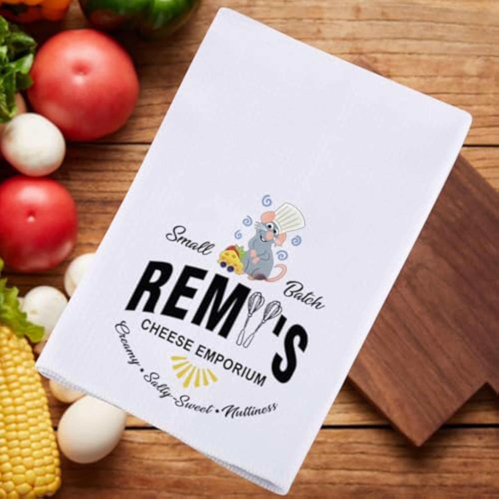 Remy Kitchen Towels, Chef Gift for Cooking Enthusiasts