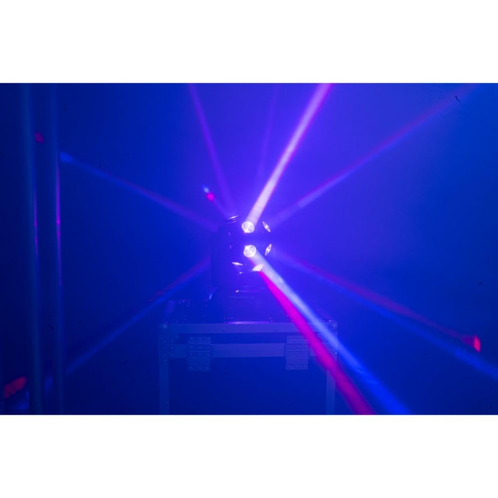 Ibiza - Effet de lumière Lyre DMX à LED RGBW 4-en-1 Light E-COSMOS 12x10W