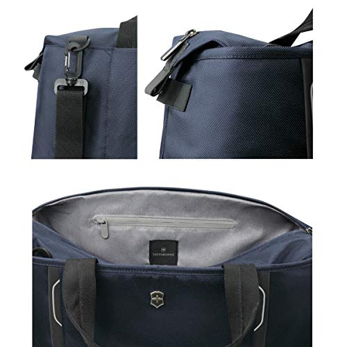Victorinox Werks Traveler 6.0 Weekender Bag with Zipper Expansion, Blue, 12.6-inch