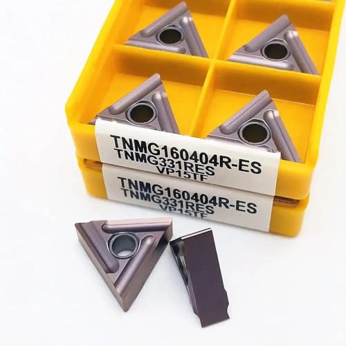 10 piezas Puntas de Carburo TNMG160404R para Torno miniatura 3