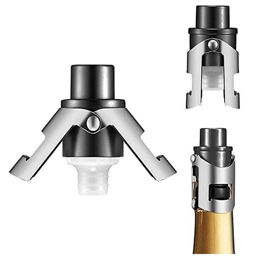 Tampa Para Champagne Espumante Rolha Inox, Tampa De Pressão À Vácuo Para Garrafas De Champagne, Espumante