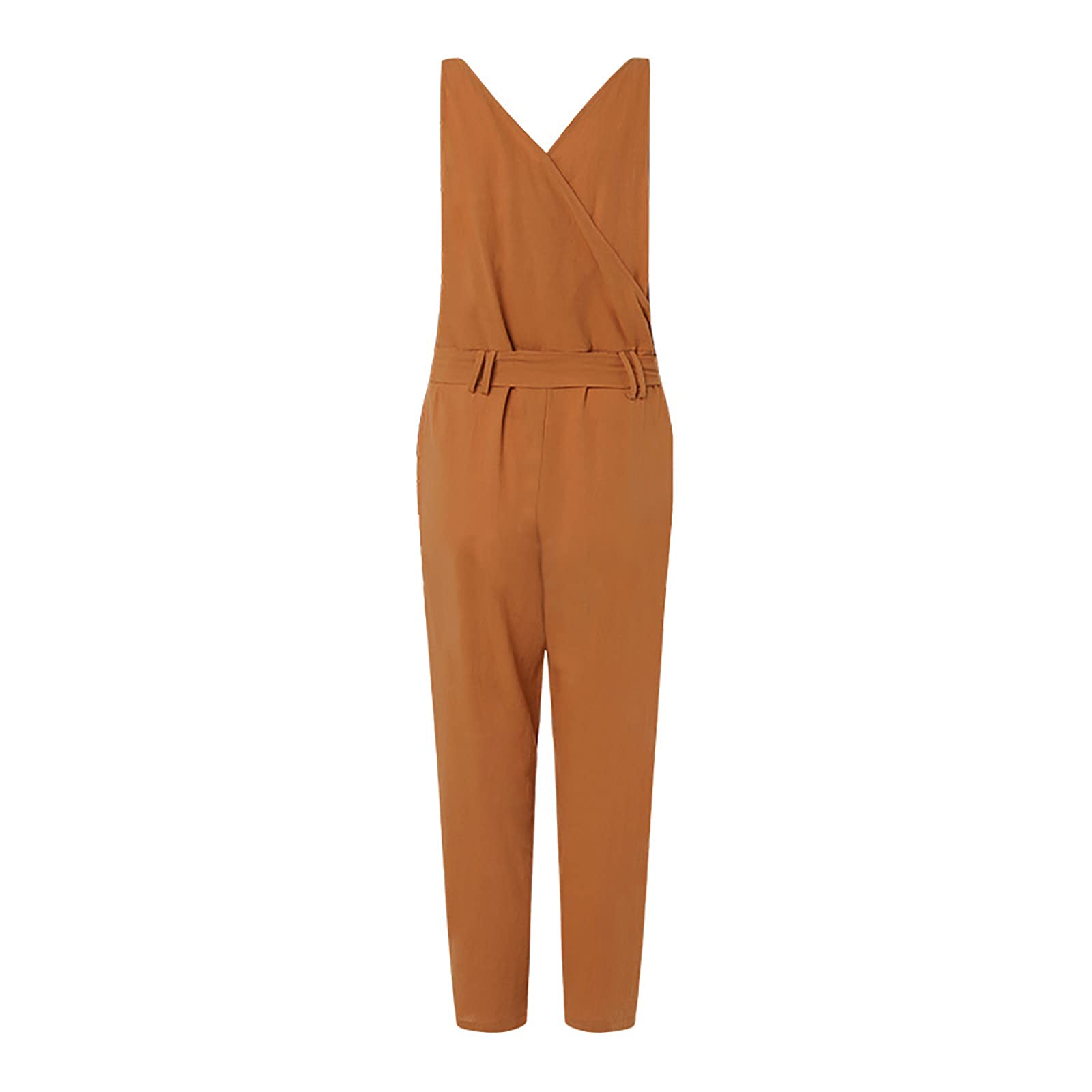 Tute da Donna Pagliaccetti Larghi in Lino Tuta in Cotone Pantaloni Larghi Jumpsuit Donna Estivo Tuta Tutina Elegante Tuta Vita Alta Tuta Scollo V Monopezzi Tutine Elegante Tuta Donna Casual