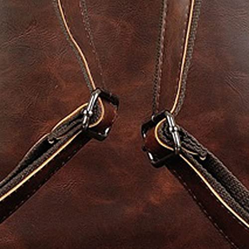 Sac à dos rétro en cuir XTYPE pour homme avec compartiment PC - 4