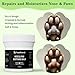 FuzzyFlavor Dog Paw Balm Dogs Lick Safe - 5oz | All Natural Snout Soother Dog Nose Balm for Dry Nose | Cat Dog Paw Protector/Moisturizer/Soother with 6 Pack Vet Wrap 2 Inch x 5 Yards