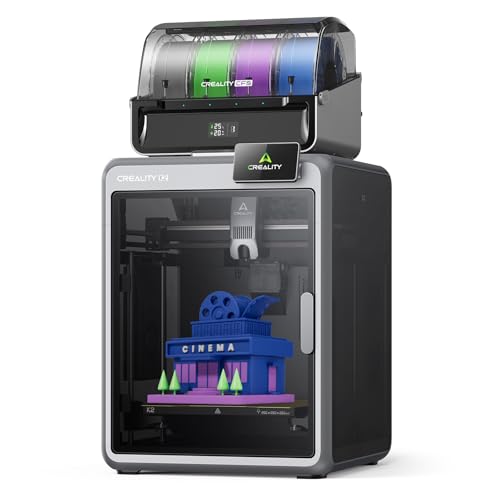 Creality Impresora 3D K2 Combo con CFS, 600 mm/s, impresión multicolor de alta velocidad, nivelación automática, extrusora directa de 300 °C, cámara dual AI, 260 x 260 x 260 mm de espacio de Creality Impresora 3D K2 Combo con CFS, 600 mm/s, impresión multicolor de alta velocidad, nivelación automática, extrusora directa de 300 °C, cámara dual AI, 260 x 260 x 260 mm de espacio de