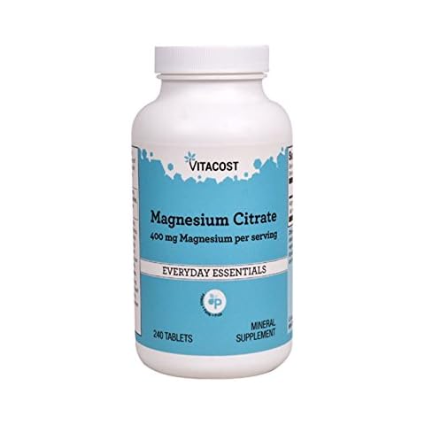 Vitacost Magnesium Citrate - 400 mg - 240 Tablets Cover