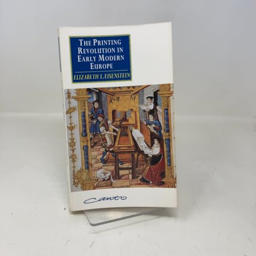 Printing Revolution Early Modern Europe 0521277353 Book Cover